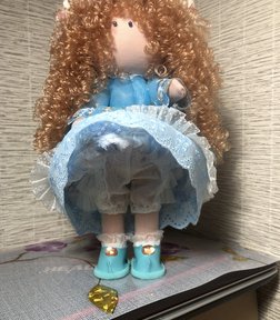 Интерьерная текстильная кукла за 4000,0 руб. (2)