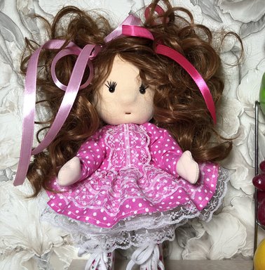 Текстильная кукла для интерьера  купить в Южно-Сахалинск 